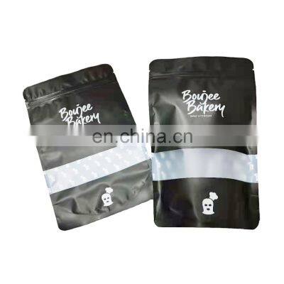 Oem Printing Design food Bag Frosted Zipper Ziplock Bag for sugar Packaging Bags for  Accessories Luxury