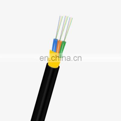 GL Self-supporting Aerial fibra optica ADSS with 200m 250m Span  12 core 24 core with aramic yarn