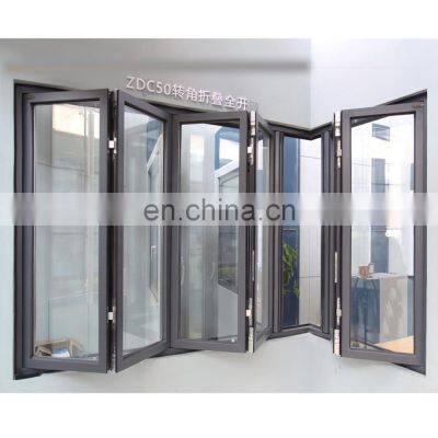 Malaysia Heat Insulation Patio Aluminum Frame Entrance Folding Door