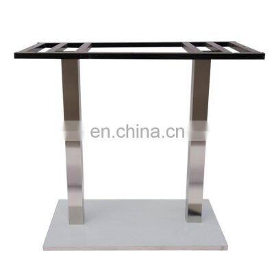 Table Base Restaurant Bar Industrial Coffee Wrought Coffee Dining Tulip Cast Iron Metal Dining Table Base Stainless Steel