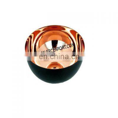 black & copper plated shiny fancy bowl