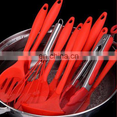 Hot Selling Stainless Steel Modern Quality Luxury Eco Friendly Reusable Household Portable Unique Silicone Kitchen Utensils photo-2
