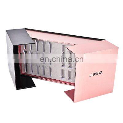 Rigid hard cardboard luxury oem sustainable cosmetic EGF serum packaging box