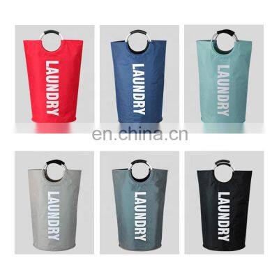 Portable Waterproof Clothes Laundry Basket Storage Bag Foldable Clothing Storage Bag photo-5