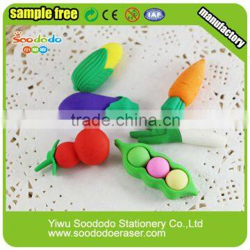 vegetable eraser food funny eraser cute stationery