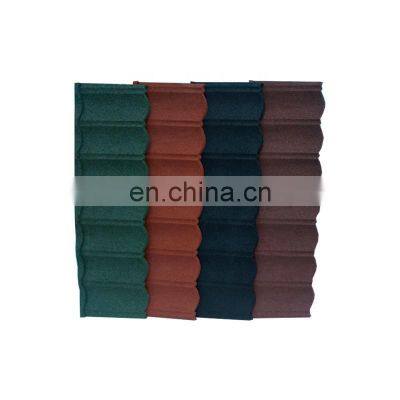 Hot Sale Galvalume Steel Plate Shingles Stone Coated Roof Tile photo-3