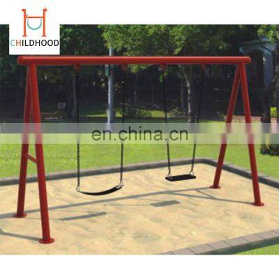 Cheap price reasonable structure Outdoor garden adult plastic swing set