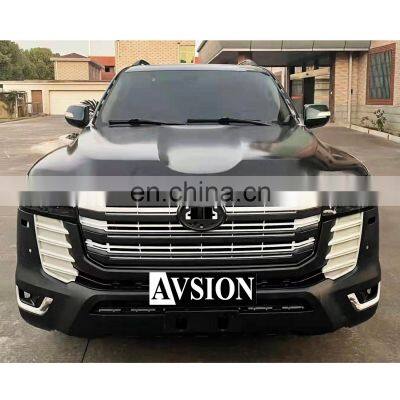 Wholesale body kit for Toyota Land Cruiser LC200 change to 2022 LC300 style include Hood Fender Headlight Front bumper Grille