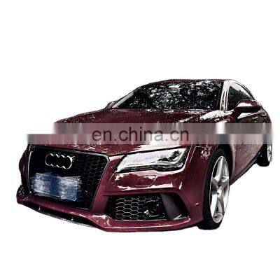 High quality auto parts body kit for Audi A7 C7 upgrade RS7 model include front bumper