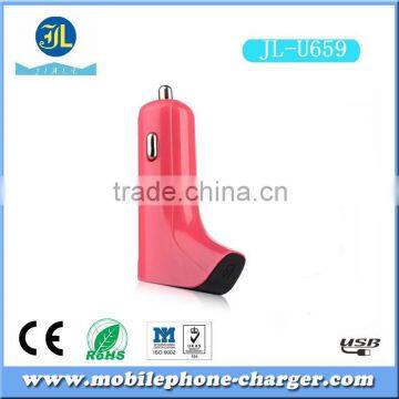 Colorful Portable and Automatic Gun Design 12v-24v Dual Port Car Charger Selling in photo-2