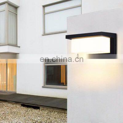 Hot Sell Outdoor LED Wall Light Waterproof Wall Lamp 18W Radar Motion Sensor Lamp For Aisle Balcony Courtyard Garden