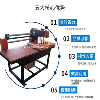 Up Slide Hydraulic Double Position Hot Stamping Machine Hydraulic Heat Transfer Machine Flat Iron Drill t - Shirt Hot Stamping Machine Heng Jun photo-4