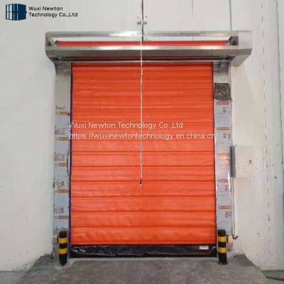 Thermal Insulated High Speed Overhead PVC Curtain Freezer Door Roll up High Speed Door for Cold Storage