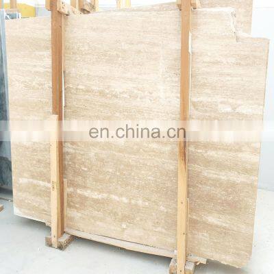 Premium Luxury Quality Turkish Travertine Classic Vein Cut Made in Turkey cut to size CEM-SLB-02-02
