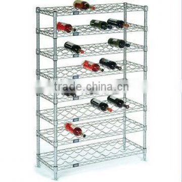 alibaba store metal chrome coated wire mesh shelving commercial using