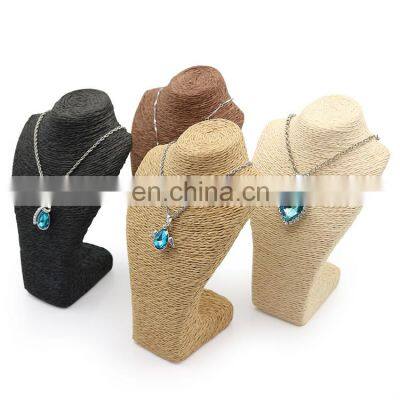 Factory Direct Sale Necklace Bust Display Stand Jewelry Store Holder Earring Pendant Rack Displayer photo-2