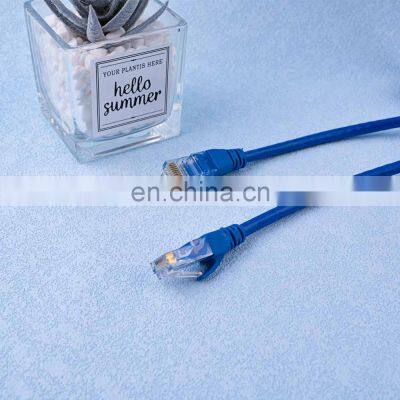 Factory Price Blue Patch Cable Cord Machine Utp Rj45 Ethernet Cat6 Patch Cables Patch Cord photo-3
