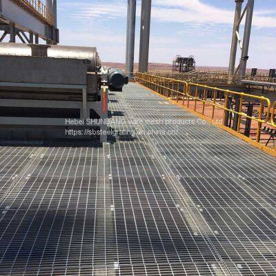 Shun bang composite steel grid welding gutter cover galvanized cable grid with pattern plate steel grid plate