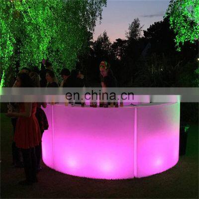 Nightclub Event Pub Restaurant Hotel Commercial Illuminated Huel Glow Outdoor Home Wine Mini Portable Led Bar Counter photo-3