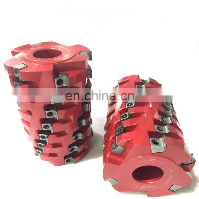 LIVTER Customized High Quality High Precision Replaceable Spiral Cutterhead Helical Cutter Head For Wood Planer Machine