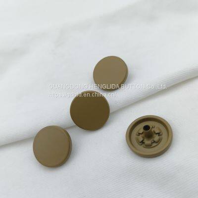 HLD Button Factory Wholesale 24L colorful dyed spring snap button for garment