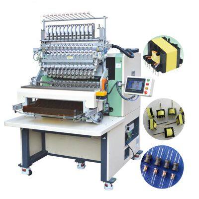 Supply of automatic power transformer twelveaxis winding machine