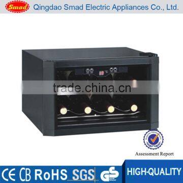 8 Bottles Vertical RED Led Wine Cooler for party and bar decoration