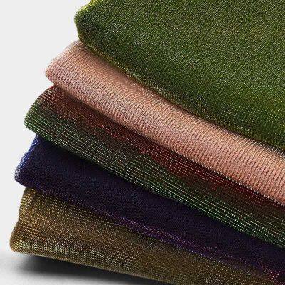 Guichuang Textile Spot Wholesale Christmas Day Decoration Polyester PET Metal Slide Silk Fabric photo-3