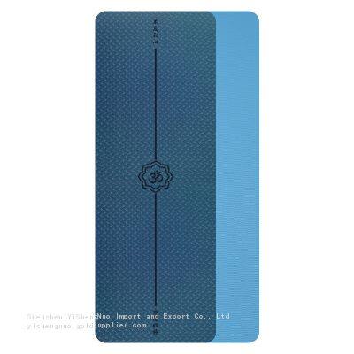 8mm Tpe Yoga Mat Colorful Custom Logo Tapete Yoga Yangfit Tpe