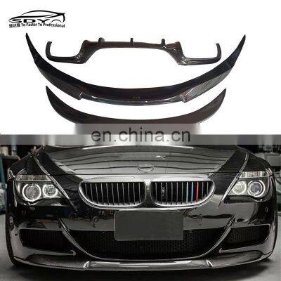 E63 E64 M6 V Style High Quality Carbon Fiber Front Lip  Rear Diffuser Trunk Spoiler For BMW 6 Series E63 E64 M6 Body Kit