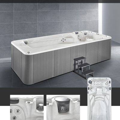 Outdoor Swim Spa Whirlpool Massage Spa Pool,Endless Large Pool Spas photo-4