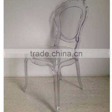 High Quality PC Wedding Clear Glass Chair photo-4