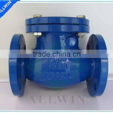 DI flanged ball type non-return valve DN50