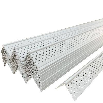 Baguette d'angle en plastique PVC de finition de matériaux de construction de haute qualité pour plaque de plâtre