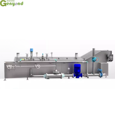 New Design Warm Water to Cool and Spraying Cold Water to Cool Down Beverage Pasteurizer Tunnel