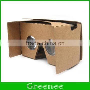 Google Cardboard Kit V2 Big Lens 3D Virtual Reality Cardboard Glasses Compatible With 3-6inch Screen for Smartphon photo-4