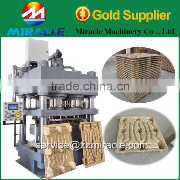 Wood handling crushing/drum drying/glue mixing to make wood pallet tray machine