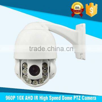 HD AHD output 960P 1.3MP CMOS sensor color 10X Zoom Mini IR 70M High Speed Dome PTZ CCTV Camera