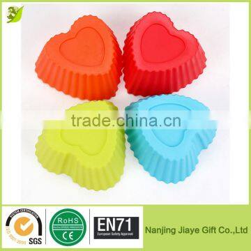 Heart shape silicon pastry mold,baking cup