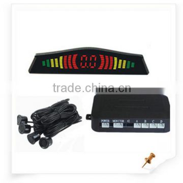 High quality Colorful Car Reverse parking sensor LED parking sensor system with 4 sensors