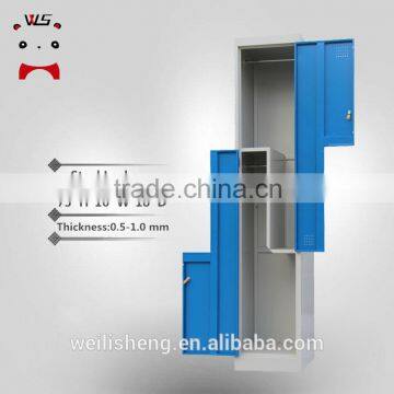 WLS School Furniture Deisgn Cheap z Shape Steel Double Tier Lockers photo-2