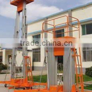 China Adjustable Hydraulic Double Mast Aluminum Alloy Lift Platform on Sale photo-6