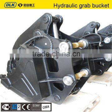 Heavy rock grab bucket grapple for 20tons excavator