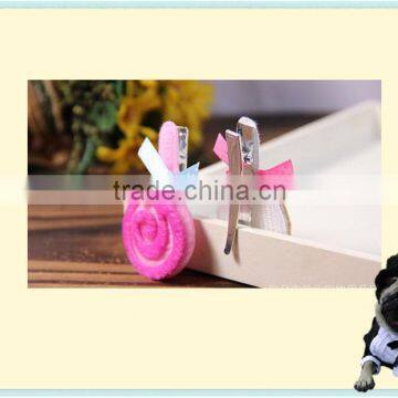 Manufacturers Wholesale Pet Accessories Fine Candy Hair Clips photo-3