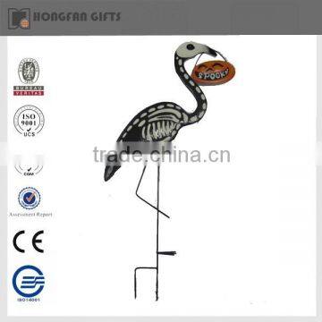 hot sell cute animal metal garden stake