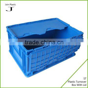 PP collapsible plastic container for transpotation with lid