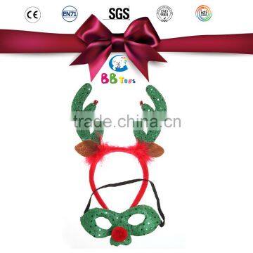 ICTI factory wholesale 2016 cheap christmas face mask for kids and adults