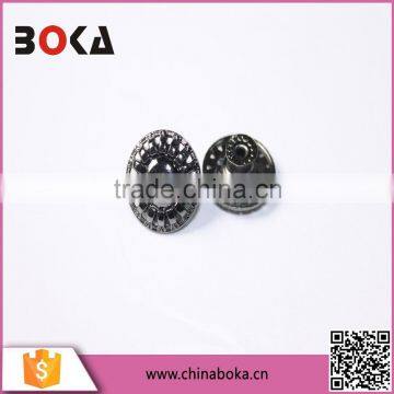 2015 fashionable metal button various designs sale directly by yiwu factory in high quality