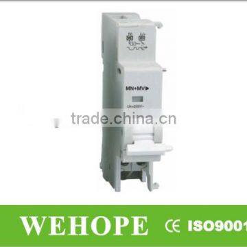 Over/under voltage release for DZ47 MCB