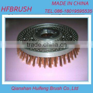 Disc sisal cleaning brush